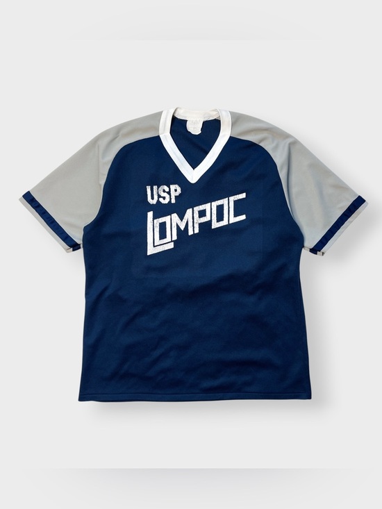 Unbranded Other - Vintage 70s USP Lompoc Baseball Jersey Shirt, US Penitentiary Prison Jail 80s L